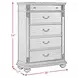 Concerto Brown 5 Drawer Chest