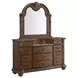 Concerto Black and Brown Upholstered Bedroom Set