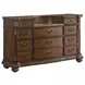 Concerto Black and Brown Upholstered Bedroom Set