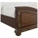 Concerto Black and Brown Queen Upholstered Panel Bed