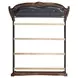 Concerto Black and Brown King Upholstered Panel Bed
