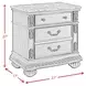 Concerto Brown 2 Drawer Nightstand with USB Charging