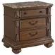 Concerto Black and Brown Upholstered Bedroom Set
