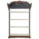 Concerto Black and Brown Queen Upholstered Panel Bed