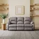 Cagney Nickel 89" Power Reclining Sofa with Power Headrest and USB Charging