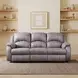 Cagney Nickel 89" Power Reclining Sofa with Power Headrest and USB Charging