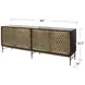 Crossings Rich Coffee Bean 80" TV Stand