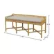 Caldera Natural Upholstered Bench