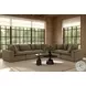 Cali Chocolate Brown Performance Velvet Modular Living Room Set