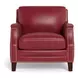 Camden Cranberry Leather Living Room Set