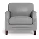 Camden Silver Leather Living Room Set