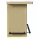 Cambria Off White and Natural 78" Rectangular Bar Table with LED