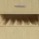 Cambria Off White and Natural 2 Door Buffet with LED