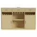 Cambria Off White and Natural 2 Door Buffet with LED