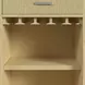 Cambria Off White and Natural 2 Door Buffet with LED