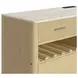 Cambria Off White and Natural 2 Door Buffet with LED