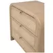 Cannes Brown 3 Drawers Nightstand
