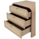 Cannes Brown 3 Drawers Nightstand