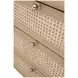 Cannes Brown 3 Drawers Nightstand