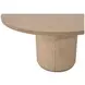 Cannes Brown 54" Round Dining Table