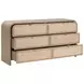 Cannes Brown 6 Drawers Double Dresser