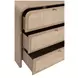 Cannes Brown 6 Drawers Double Dresser