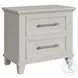 Henrik Ivory 2 Drawer Nightstand