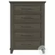 Henrik Grey 5 Drawer Chest
