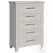 Henrik Ivory 5 Drawer Chest