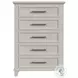 Henrik Ivory 5 Drawer Chest