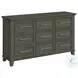 Henrik Grey 9 Drawer Dresser