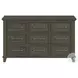Henrik Grey 9 Drawer Dresser