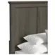 Henrik Gray King Panel Bed