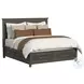 Henrik Grey King Storage Panel Bed