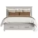 Henrik Ivory King Storage Panel Bed