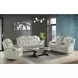Amias Oyster 75" Power Reclining Loveseat with USB Charging and LED