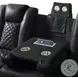 Amias Black Power Reclining Living Room Set