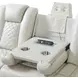 Amias Oyster 85" Power Reclining Sofa with USB Charging and LED