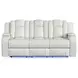 Amias Oyster 85" Power Reclining Sofa with USB Charging and LED