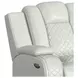 Amias Oyster 75" Power Reclining Loveseat with USB Charging and LED