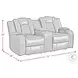 Amias Black Power Reclining Loveseat