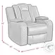 Amias Black Power Reclining Living Room Set