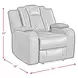 Amias Oyster Power Motion Recliner with LED and USB Charging