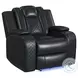 Amias Black Power Reclining Living Room Set