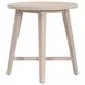 Carmel Washed Ever Teak Outdoor 36" Round Counter Height Table