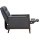 Carolyne Santa Fe Ocean Leather Push Thru The Arms Recliner