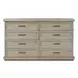 Cascade Dovetail 8 Drawer Dresser