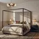 Foxleigh Brown And Antique Brass Nightstand
