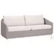 Caspian Ecru Weave Outdoor Performance Fabric Sofa