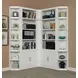 Catalina Cottage White 32" Open Top Bookcase